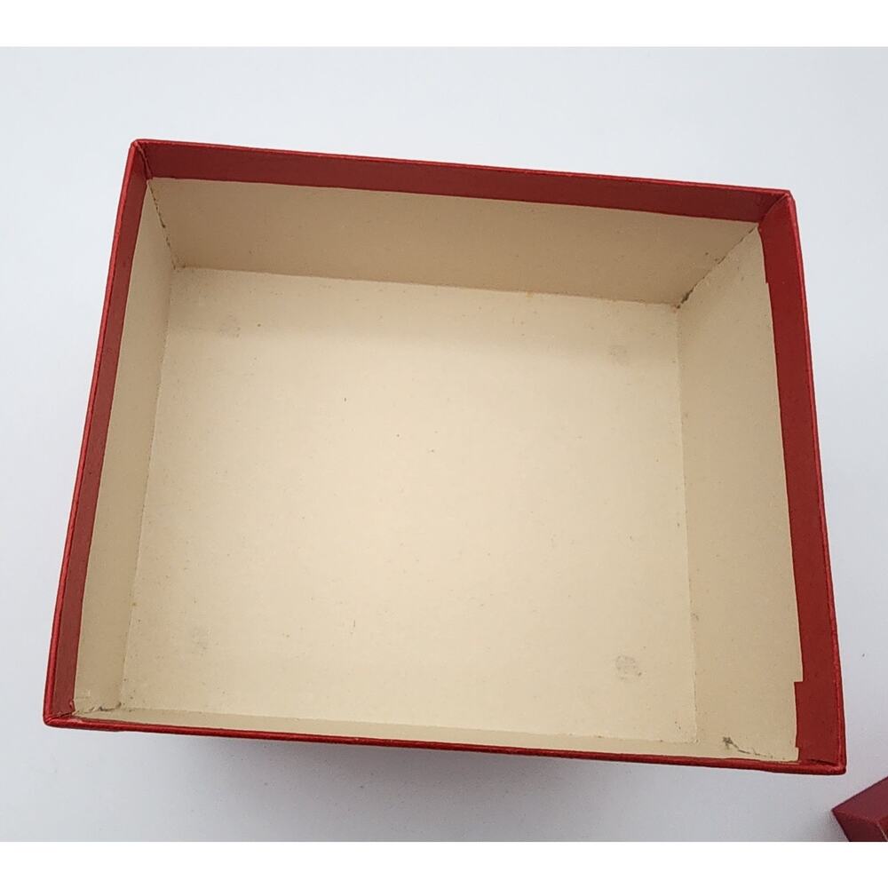 Vtg 1960s Girard-Perregaux Red Gold Presentation Clamshell Watch Box & Documents - Picture 7 of 16
